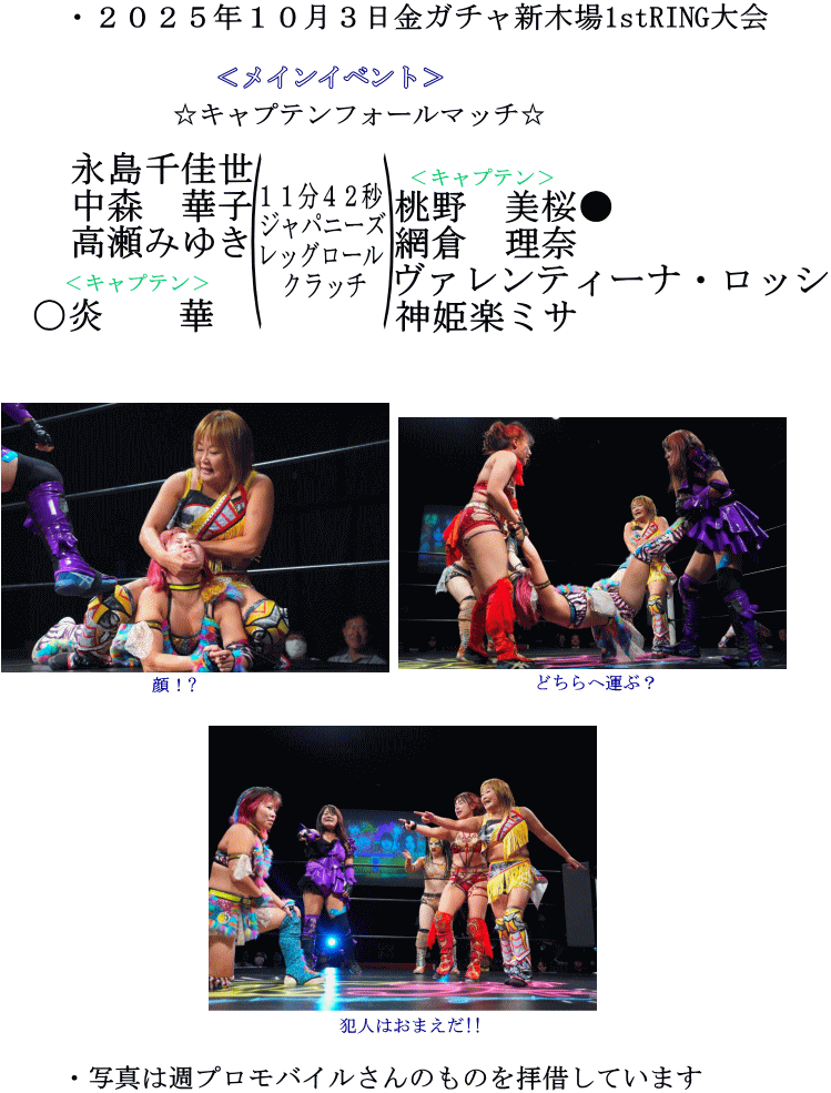 2025年10月3日試合結果 2025年10月3日試合結果